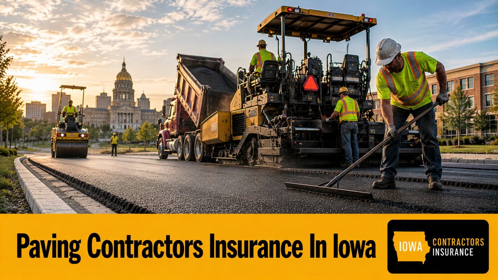Paving Contractors Insurance In Iowa
